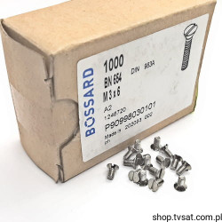 1246720 M3X6/BN654 DIN963A SCREW BOSSARD