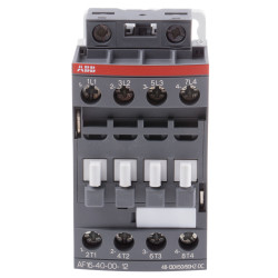 Stycznik 110 V AC/DC ABB styki: 4 7.5 kW 30 A 4NO Szyna DIN Śruba 1SBL177201R1200 AF16-40-00-12