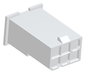Obudowa złącza 6-pinowe 2-rzędowe raster: 4.2mm TE Connectivity Męski Montaż na panelu VAL-U-LOK Złącze przewód-panel,