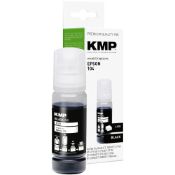 KMP 1648,0001 Ink refill replaced Epson 104, T00P1 Compatible Black 70 ml E191