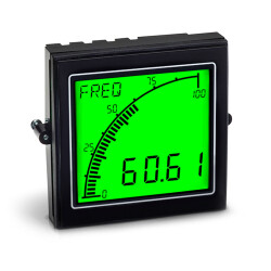 Cyfrowy panelowy miernik wielofunkcyjny, APM Częstotliwość, Napięcie, MPS Trumeter 68 mm 68 mm LCD