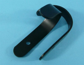 WIESZAK POJEDYŃCZY DUŻY CZARNY 66mm