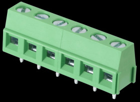 CTB0502/6 Lötbare Schraubklemme - 6-pol, RM 5 mm, 90°