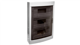 Rozdzielnica Natynkowa 3X12 3-Rzędowa 36-Modułowa Ip40 Drzwi Transparentne...