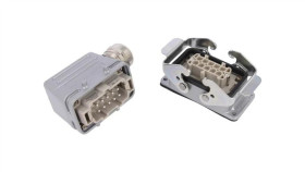 C146-10E0109221 Złącze Hdc Męski + Żeński C146 10Pin 10+Pe Rozmiar E10