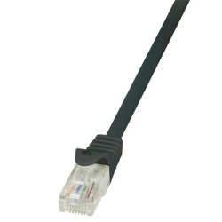 LogiLink Patchcord U/UTP czarny kat.5e PVC 3,0m.
