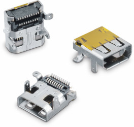 Złacze HDMI PCB Proste Lutowane 19-pinowe Wurth Elektronik