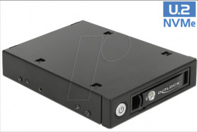 47232 3.5" removable frame for 1x 2.5" U.2 NVMe SSD / SATA, SAS HDD, S