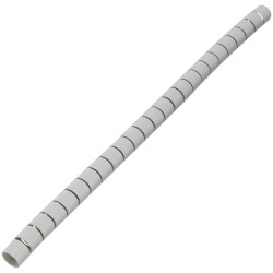 TruComponents 40943 Spiral tube 20mm (max) Silver /m