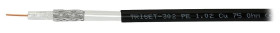 Przewód koncentryczny antenowy RG-6 Triset 302+żel 1,02/4,8/7,0 100m