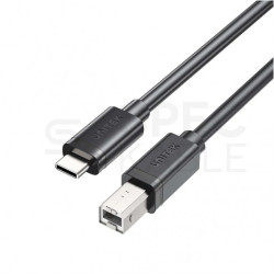 UNITEK Kabel drukarkowy USB 2.0 C / B (wtyk / wtyk) czarny 2m