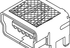 Złącze USB Mini B Montaż powierzchniowy Żeński 2.0