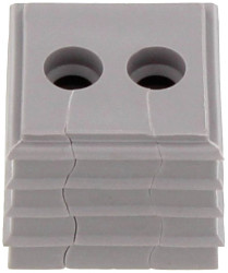 Weidmüller 2584890000 Wkład uszczelniający CABTITE SE 2/5-6 SML GY, (S x W) 20.3 mm x 20.3 mm, TPE, 10 szt.