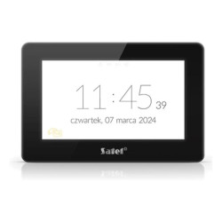 Manipulator graficzny z ekranem dotykowym 7 (kolor czarny, czytnik kart zbliżeniowych MIFARE), do systemu INTEGRA, Grade3, INT