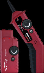 Cable locator, analogue, external voltage protected