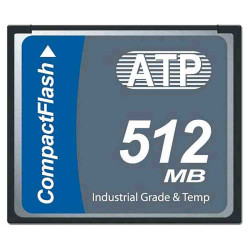 Karta pamięci flash CompactFlash, 512 MB, ATP Tak L800Pi SLC -40 → +85°C