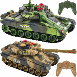 Czołgi zdalnie sterowane 1:14 Zestaw 2 Sztuki