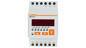 Woltomierz Trójfazowy Cyfrowy Modułowy 15-660V Dmk70r1