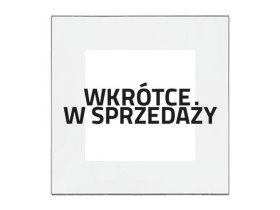 SIMON 55 Ramka 1 pojedyncza DUO biała podstawa chrom TRD1.163/111 KONTAKT SIMON
