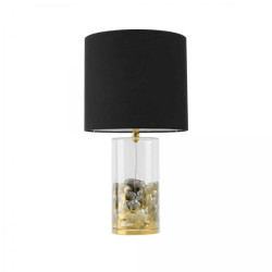 Lampa stołowa Sunflower czarno - transparentna 1xE27 Light Prestige