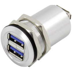 TruComponents 240903 USB A double mounted skt 3.0