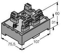 Moduł dystrybutora Turck JRBS-40-4R/EX 6611456 1 szt.