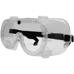 L&#x2B;D 2662 Leipold Doehle Safety Goggles Black EN166-1 Full Sight Ventilated
