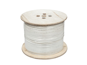 Kabel koncentryczny F690BV.A biały szpula 305m