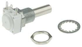 Potencjometr 10kΩ typ Obrotowy Vishay średnica wału 6 mm 1W długość wału 25mm Montaż panelowy