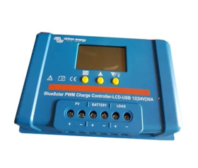 Regulator Ładowania BlueSolar PWM LCDiUSB 12/24V (30A) - SCC010030050