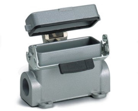 Surface mount housing, size HA10, aluminum alloy, longitudinal bow locking, IP65, 70455200