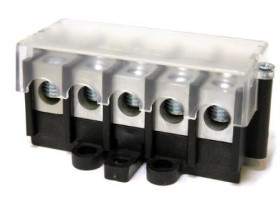 Listwa zaciskowa DTS 5x(35/4x6) - Czarna