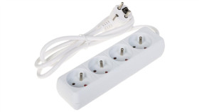 Listwa Zasilająca Pr-1.5M-4G/W (4 Gniazda) 1.3M