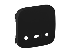 VALENA ALLURE Plakietka czarna jednostki centralnej wejścia dźwięku 755458 LEGRAND