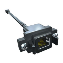 Złącze Ethernet Żeński Złącze RJ45 Montaż na kablu Cat5e Samtec, 8P8C-żyłowe