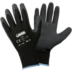 Rękawiczki latexowe LAMPA Size 9 Czarno-szare, Rozmiar 9