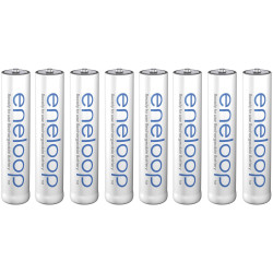 Eneloop 52362149 eneloop AAA Rechargeable Batteries, 800mAh, 8 Pack