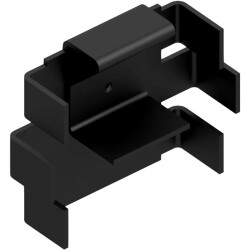 Clip-on heatsink, (L x W x H) 20.5 x 25 x 7 mm, 25 K/W, black anodized, FK 258 SA 220 TO 220