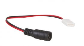 Złączka jednostronna 8mm z gniazdem DC 5.5/2.1