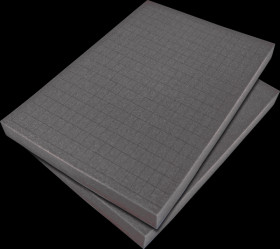P 7300 S (2=1) Cube foam for PeakTech 7300, 300 x 230 x 30 mm