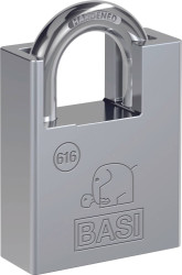Kłódka Basi 6160-4000 40 mm Zamykana na klucz z zamkiem kluczykowym