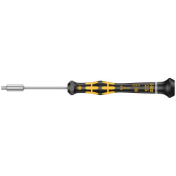 Wera 05030413001 1569 ESD Kraftform Micro Nutdriver Screwdriver 2.5 x 60 mm