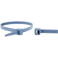 WKK 15084671 Cable Tie 150mm 3.60mm Blue Detectable 100Pieces