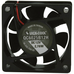 QuickCool QC6025B12H Axial Fan 12V DC 34.86 m&#xB3;/h 60x60x25mm