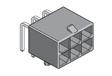 Wtyk PCB 10-pinowe raster: 5.7mm 2-rzędowe Molex Przewlekany 23.0A 600.0 V.