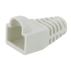 Gumowa osłonka wtyku RJ45 szara /10szt./