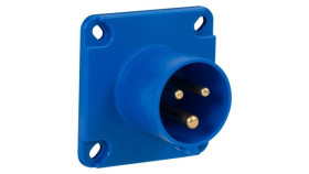 Wtyk Przemysłowy Tablicowy Odbiornikowy 16A 3P /Fe/ Ip44