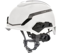 Kask ochronny, Biały, HPPE, Krótki, V-Gard H1