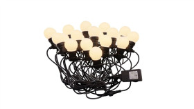 Girlanda Ogrodowa Led 10 Metrów 20 Żarów 0,5W 3000K 600Lm V-Tac Biała Kulka