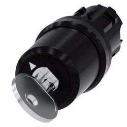 Przełącznik obrotowy kluczykowy 2-pozycyjny wycięcie: 22mm Chwilowy IP66, IP67, IP69(IP69K) Siemens przycisków: 2